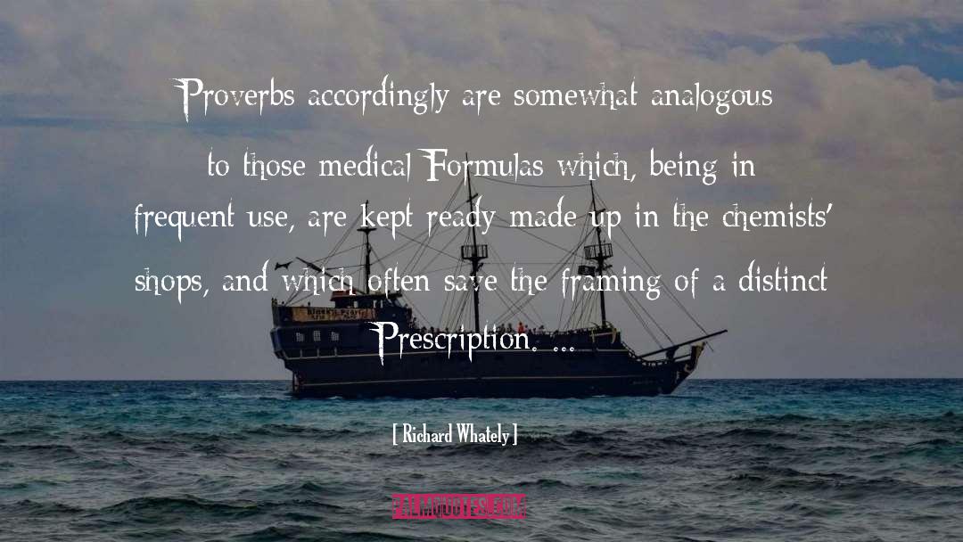 Richard Whately Quotes: Proverbs accordingly are somewhat analogous