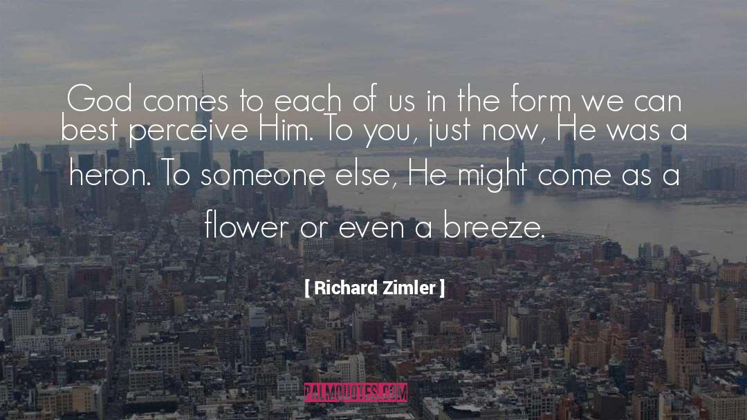 Richard Zimler Quotes: God comes to each of