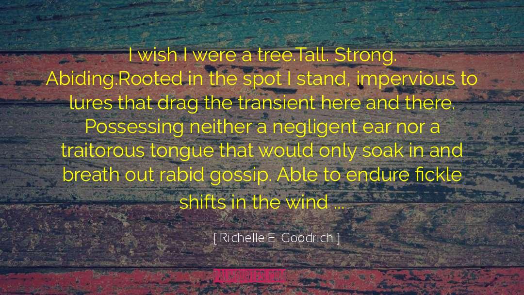 Richelle E. Goodrich Quotes: I wish I were a