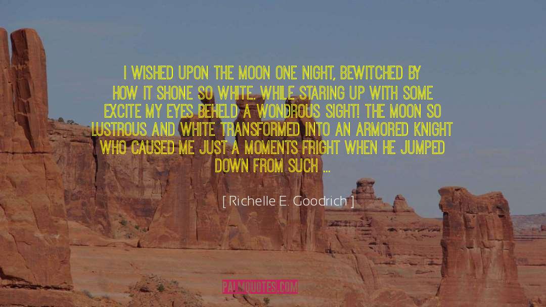 Richelle E. Goodrich Quotes: I wished upon the moon