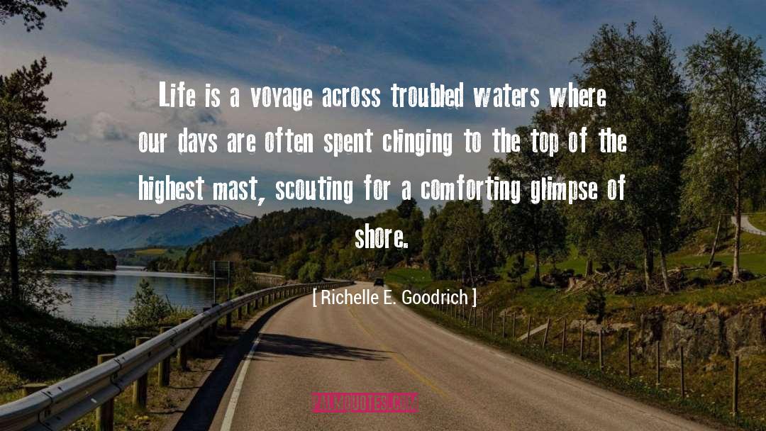 Richelle E. Goodrich Quotes: Life is a voyage across