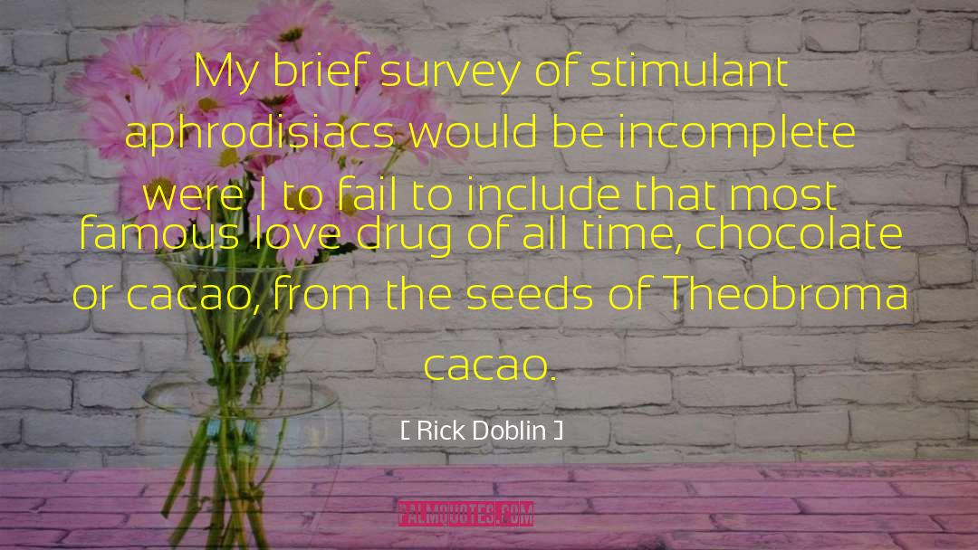 Rick Doblin Quotes: My brief survey of stimulant
