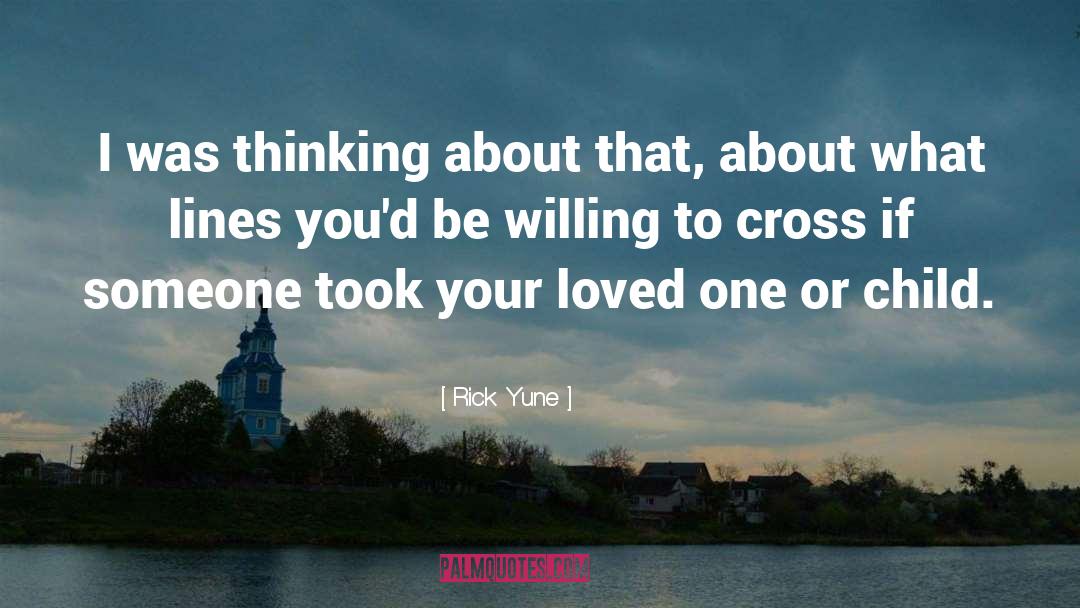 Rick Yune Quotes: I was thinking about that,