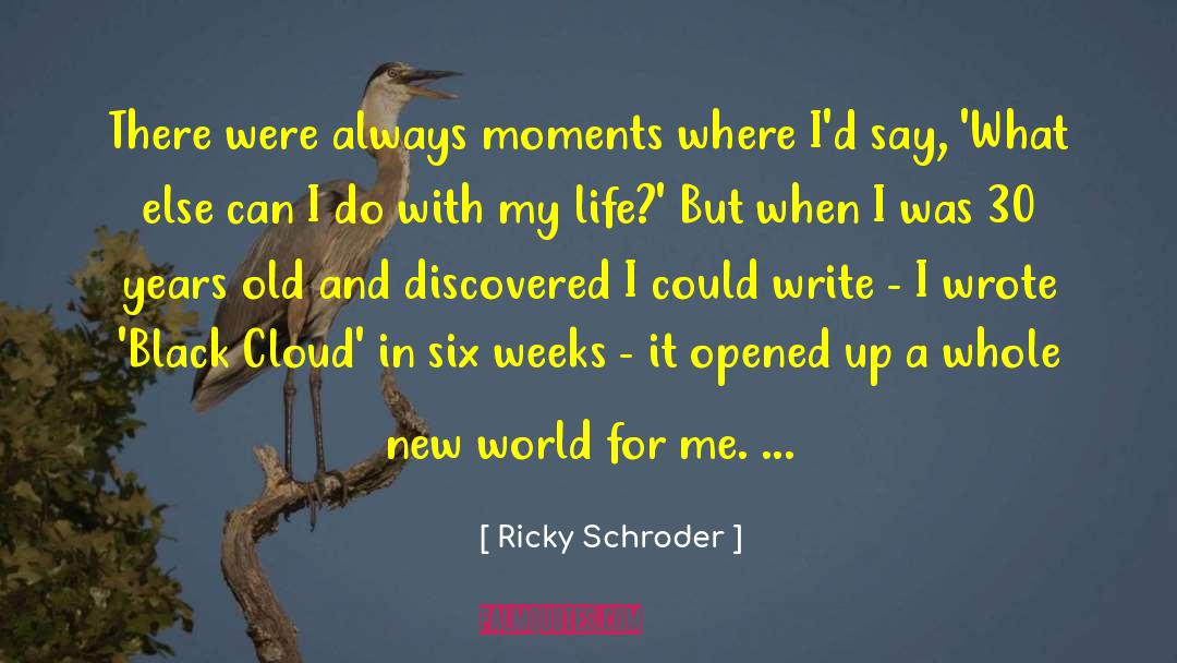 Ricky Schroder Quotes: There were always moments where
