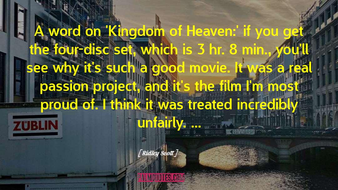Ridley Scott Quotes: A word on 'Kingdom of