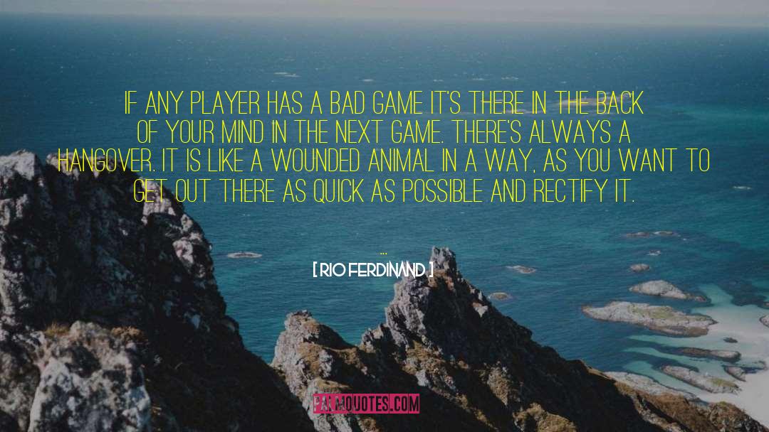 Rio Ferdinand Quotes: If any player has a
