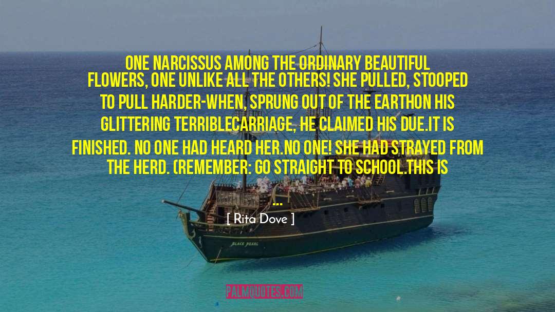 Rita Dove Quotes: One narcissus among the ordinary