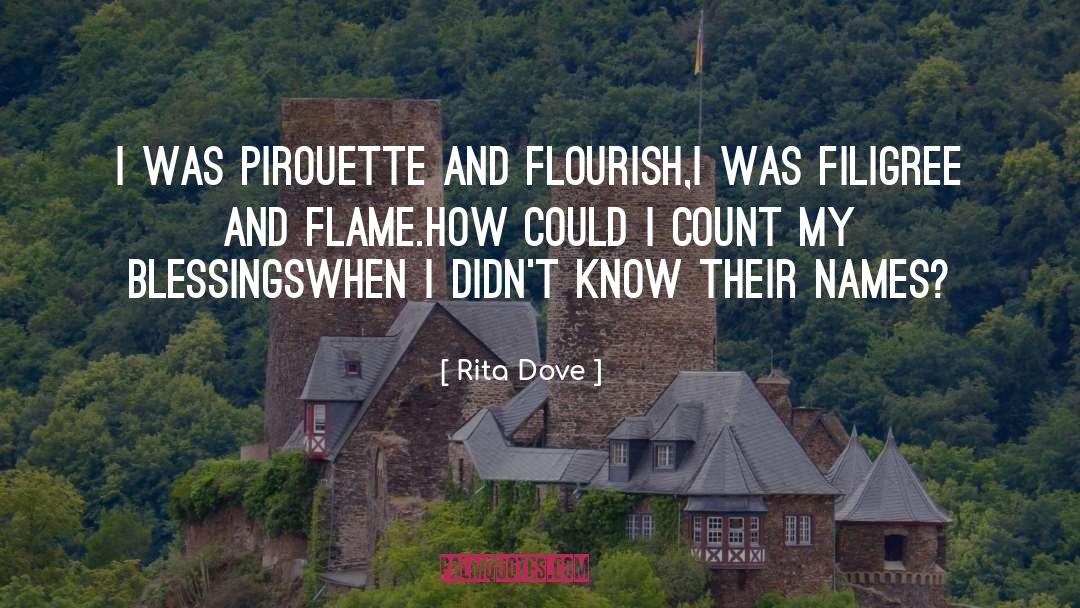 Rita Dove Quotes: I was pirouette and flourish,<br>I