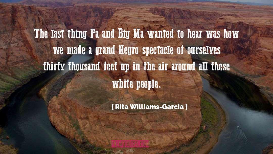 Rita Williams-Garcia Quotes: The last thing Pa and