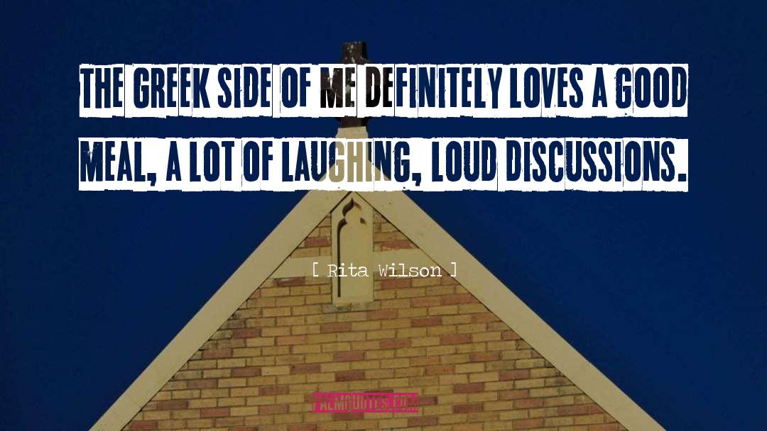 Rita Wilson Quotes: The Greek side of me