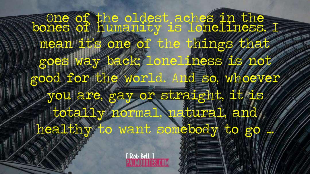 Rob Bell Quotes: One of the oldest aches