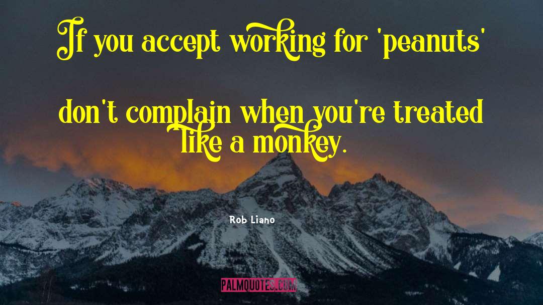 Rob Liano Quotes: If you accept working for