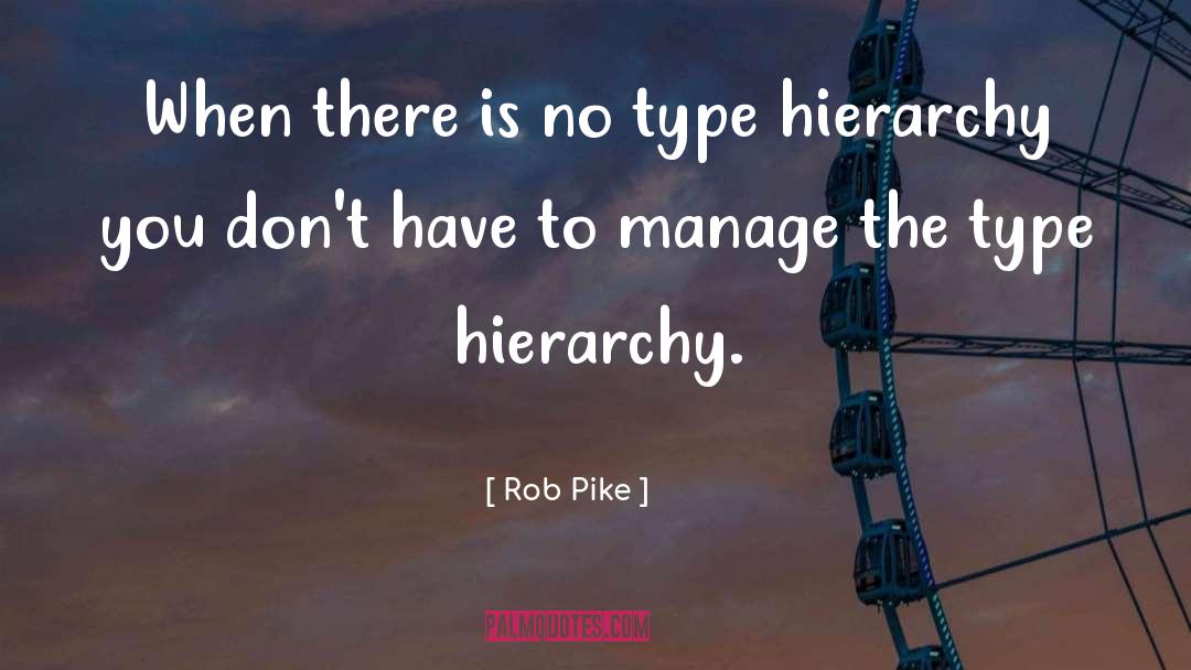 Rob Pike Quotes: When there is no type