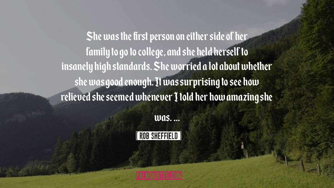 Rob Sheffield Quotes: She was the first person