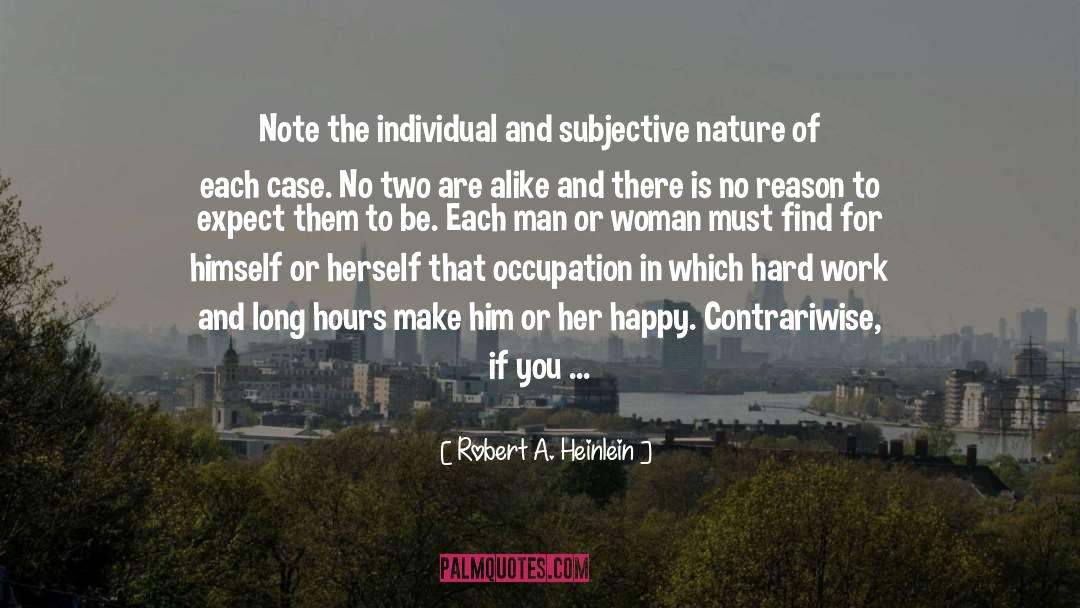 Robert A. Heinlein Quotes: Note the individual and subjective