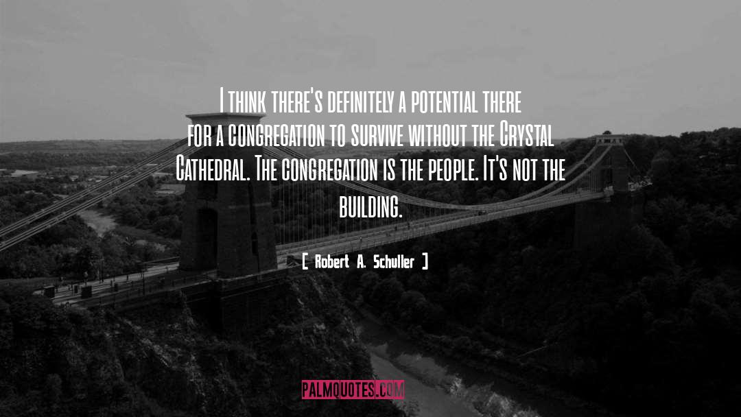 Robert A. Schuller Quotes: I think there's definitely a