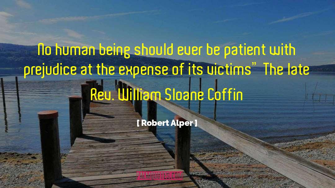 Robert Alper Quotes: No human being should ever