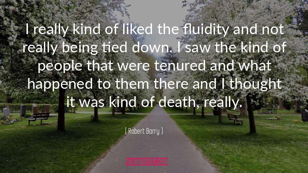 Robert Barry Quotes: I really kind of liked