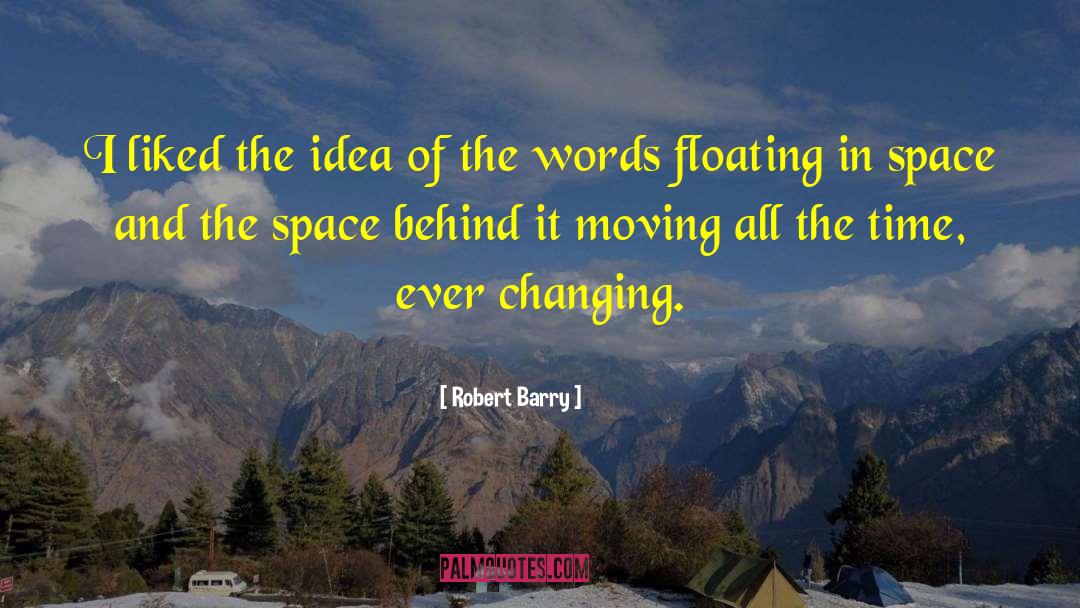 Robert Barry Quotes: I liked the idea of