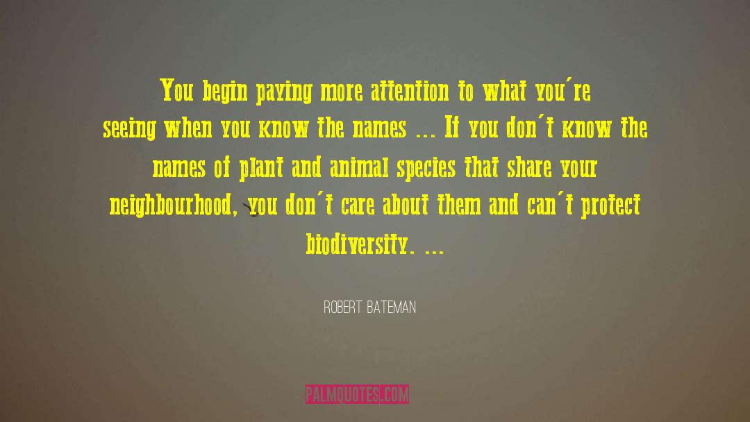 Robert Bateman Quotes: You begin paying more attention