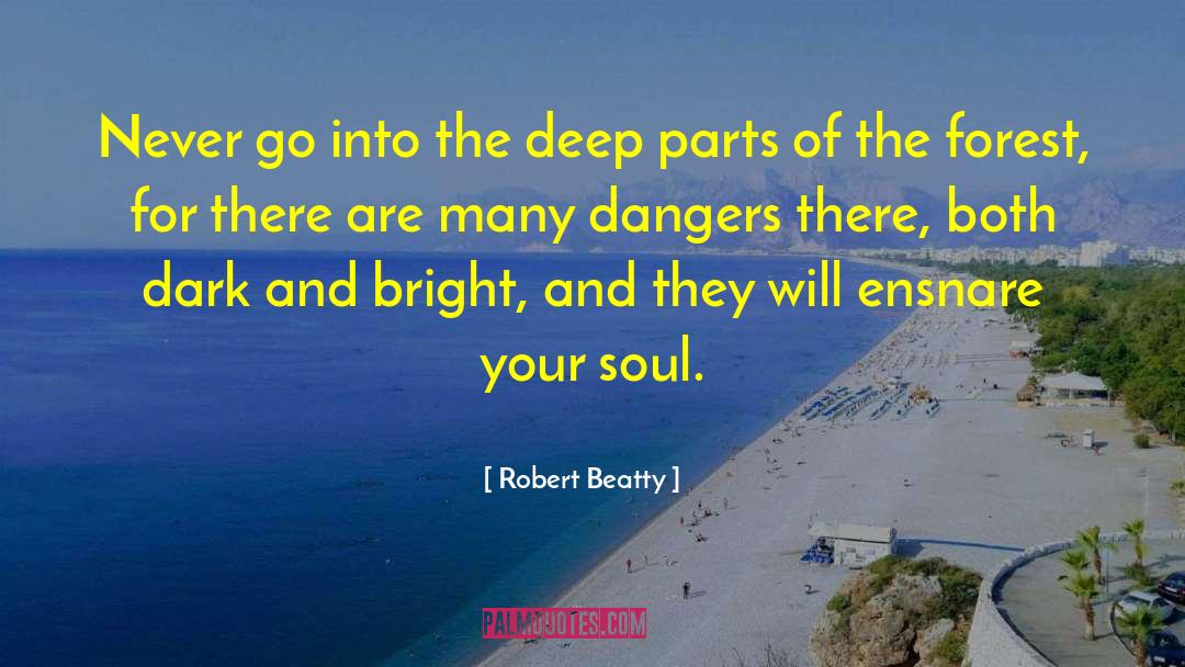 Robert Beatty Quotes: Never go into the deep