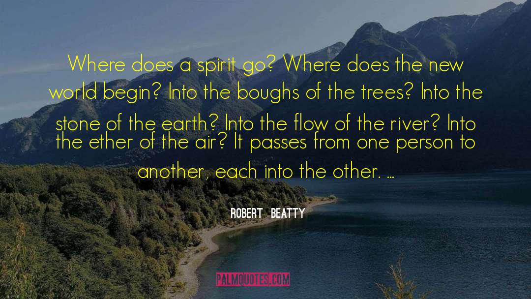 Robert Beatty Quotes: Where does a spirit go?