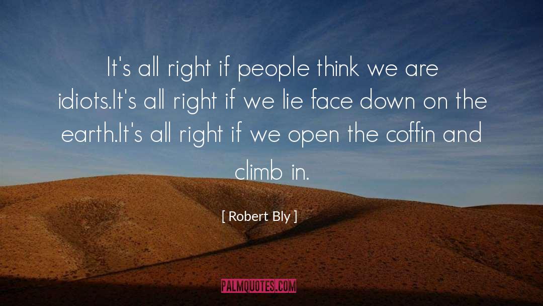 Robert Bly Quotes: It's all right if people