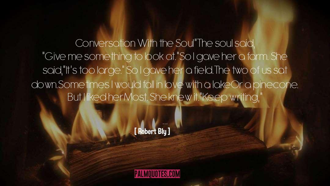 Robert Bly Quotes: Conversation With the Soul