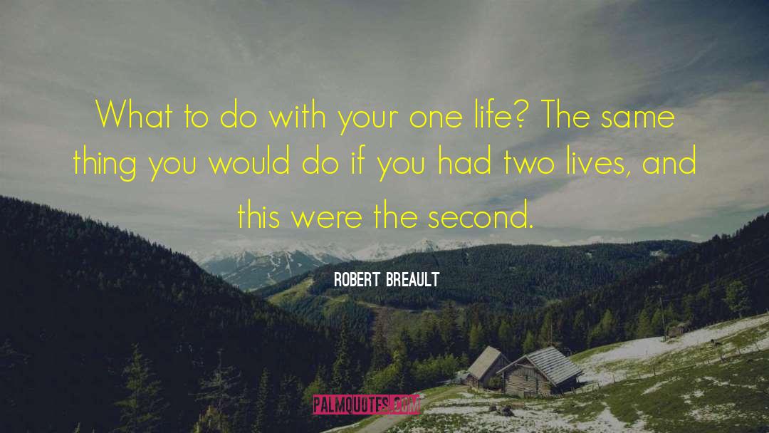 Robert Breault Quotes: What to do with your