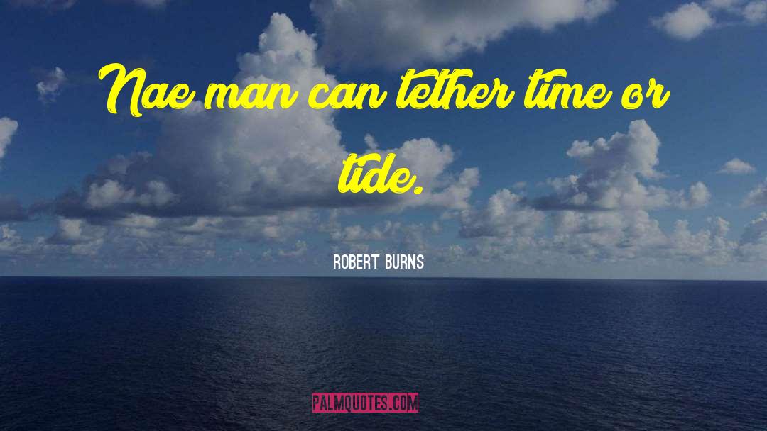 Robert Burns Quotes: Nae man can tether time