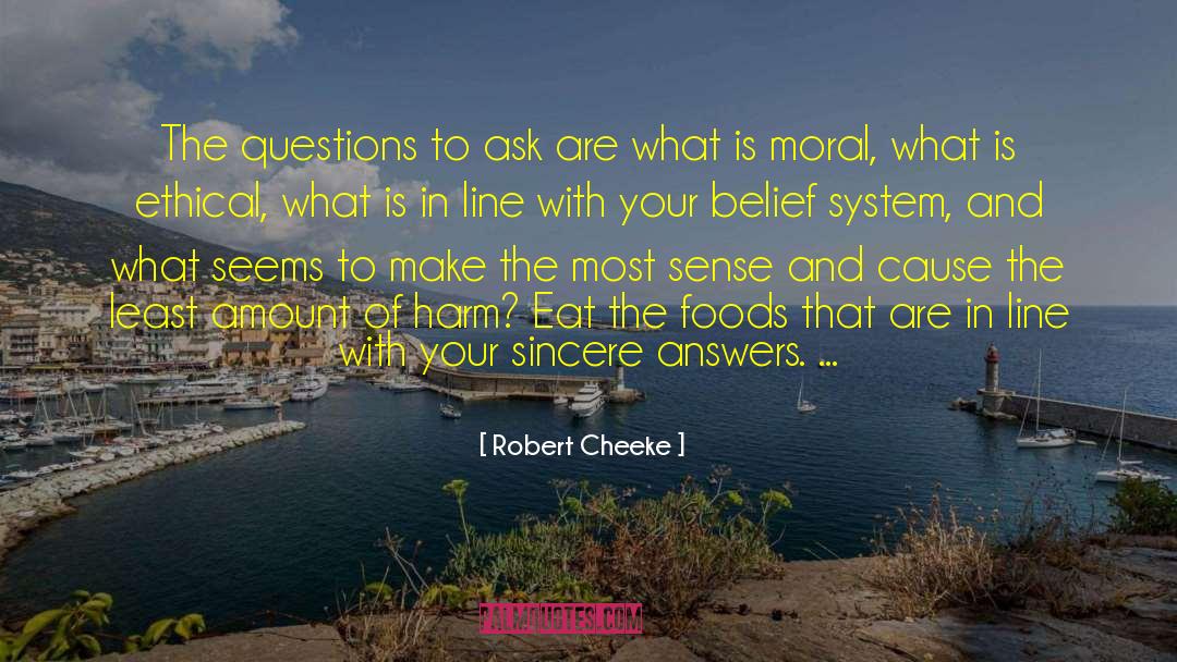 Robert Cheeke Quotes: The questions to ask are