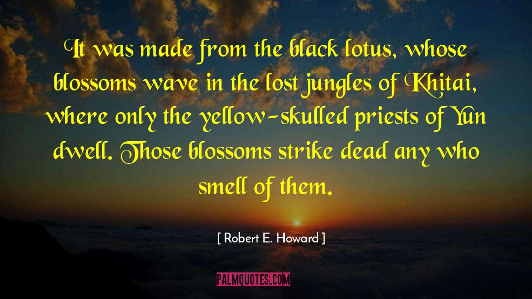Robert E. Howard Quotes: It was made from the