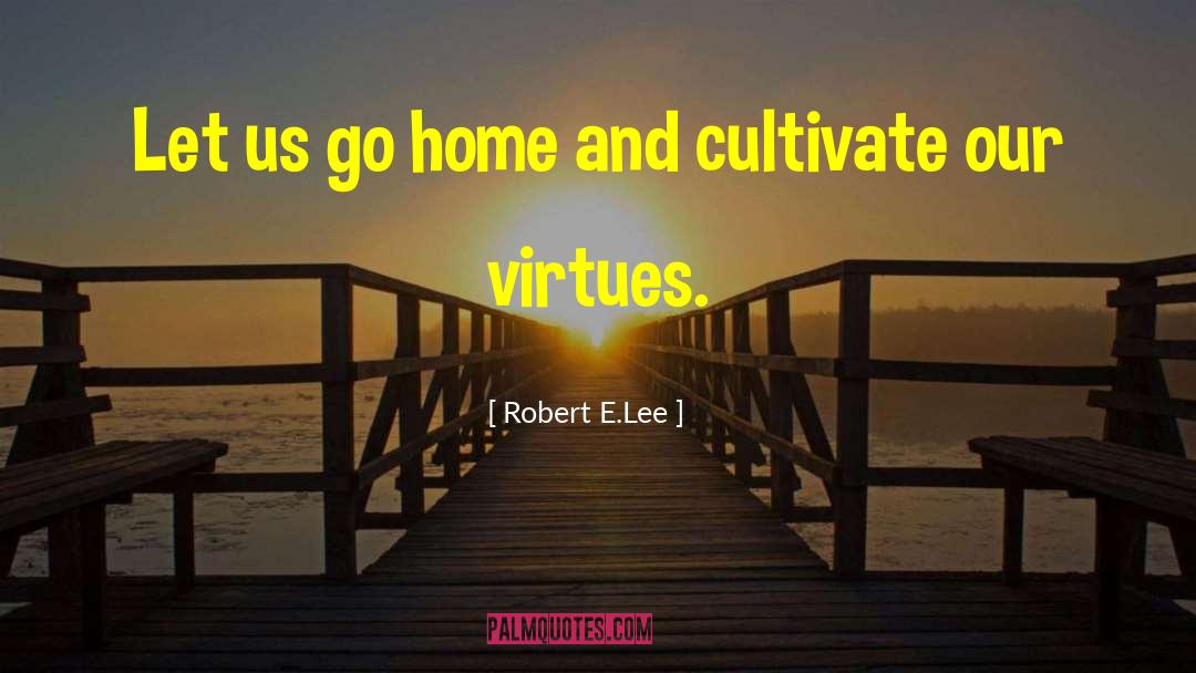 Robert E.Lee Quotes: Let us go home and