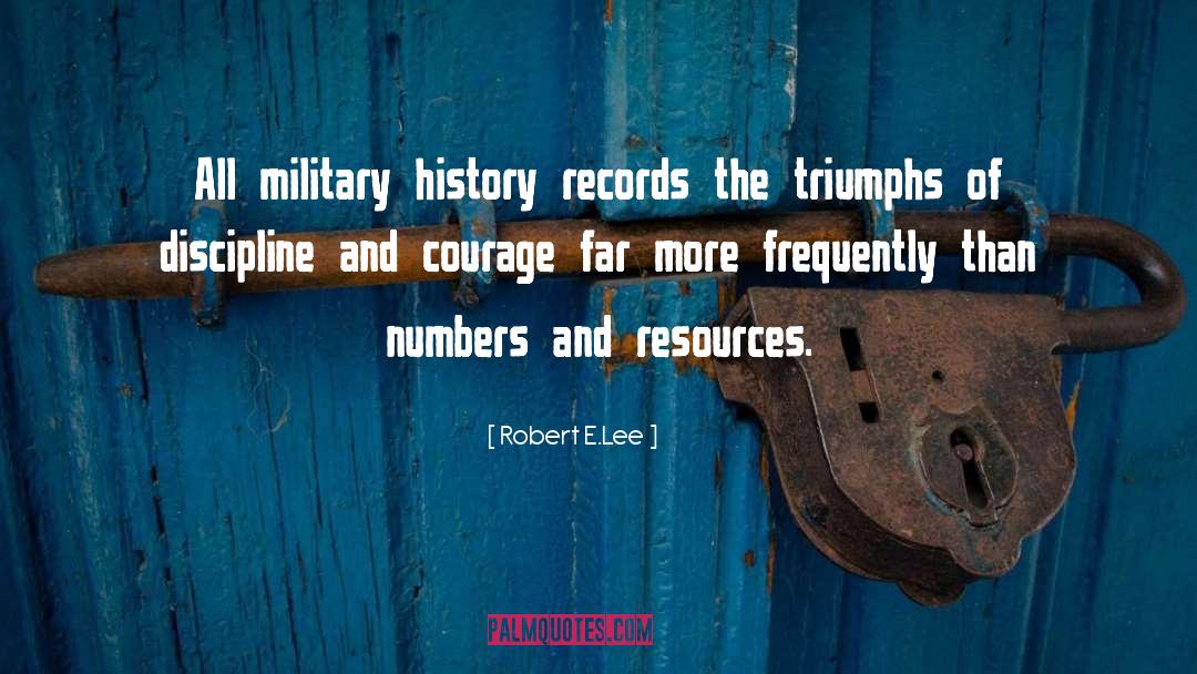 Robert E.Lee Quotes: All military history records the