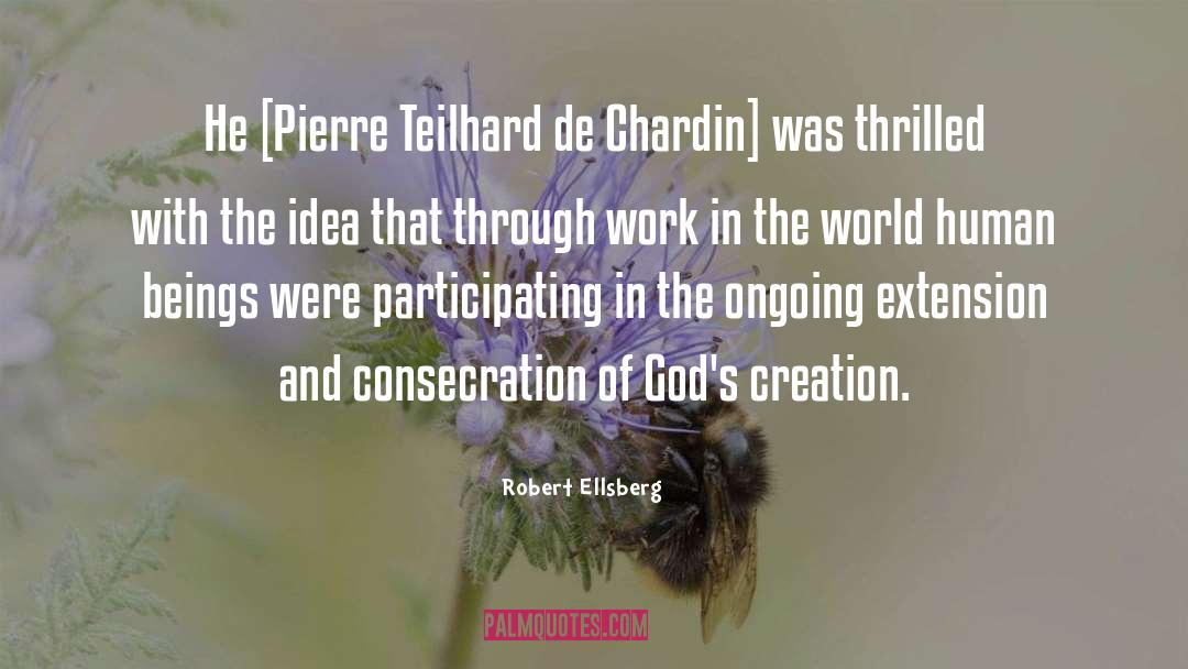 Robert Ellsberg Quotes: He [Pierre Teilhard de Chardin]