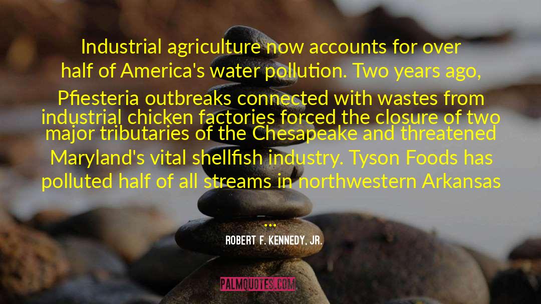 Robert F. Kennedy, Jr. Quotes: Industrial agriculture now accounts for