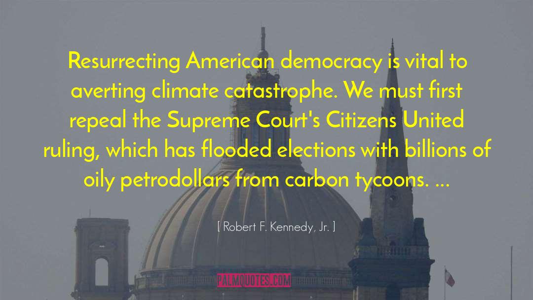 Robert F. Kennedy, Jr. Quotes: Resurrecting American democracy is vital