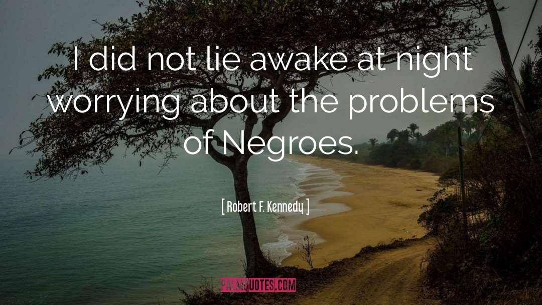 Robert F. Kennedy Quotes: I did not lie awake