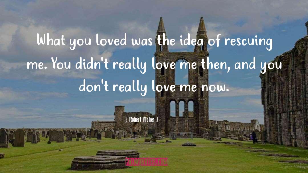 Robert Fisher Quotes: What you loved was the