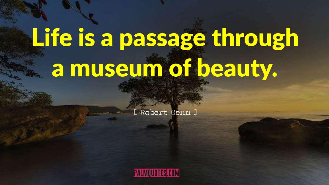 Robert Genn Quotes: Life is a passage through