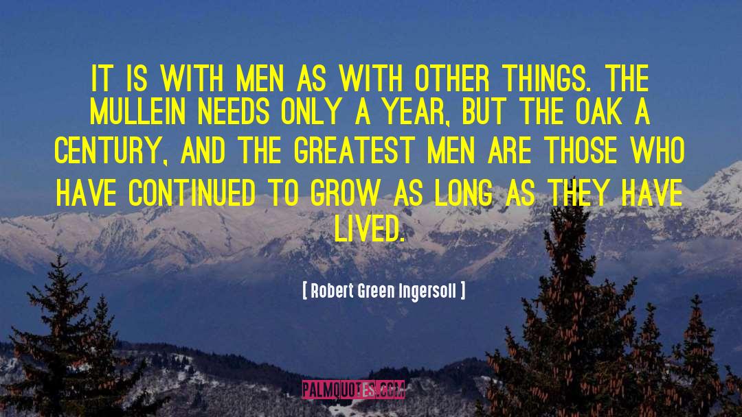 Robert Green Ingersoll Quotes: It is with men as