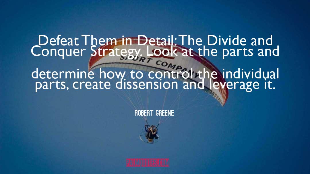 Robert Greene Quotes: Defeat Them in Detail: The