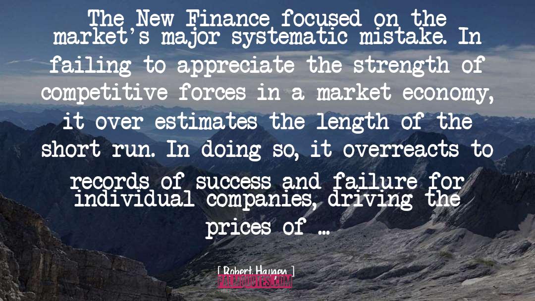 Robert Haugen Quotes: The New Finance focused on