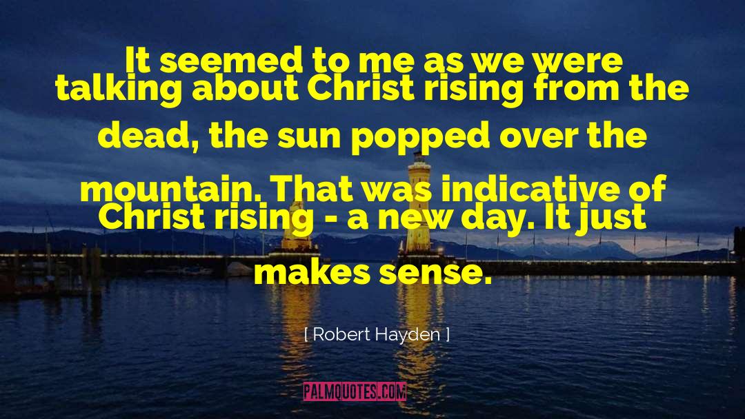Robert Hayden Quotes: It seemed to me as