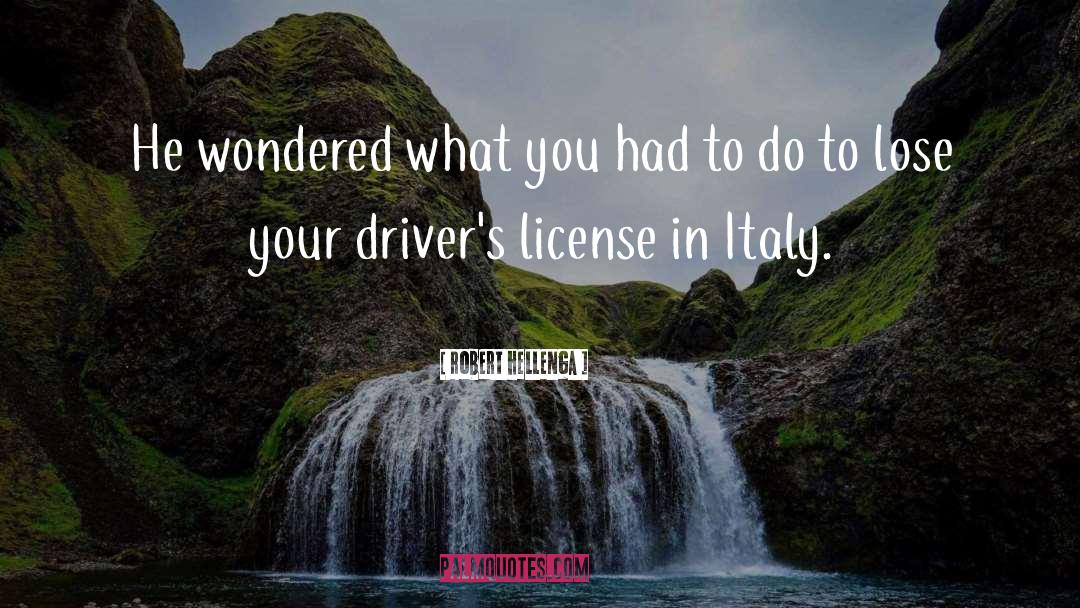 Robert Hellenga Quotes: He wondered what you had