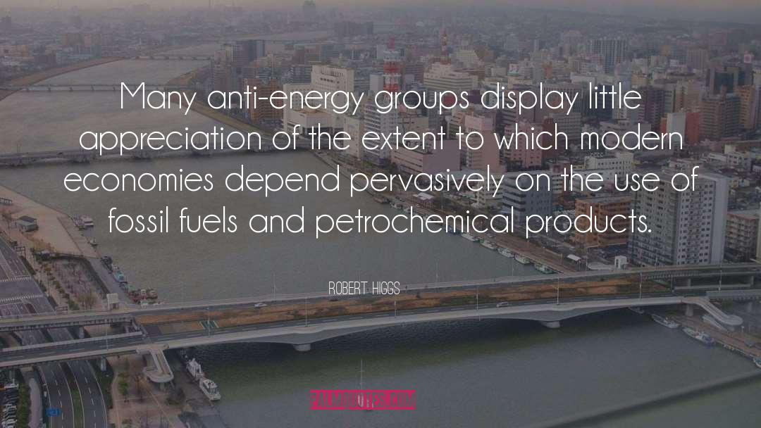 Robert Higgs Quotes: Many anti-energy groups display little