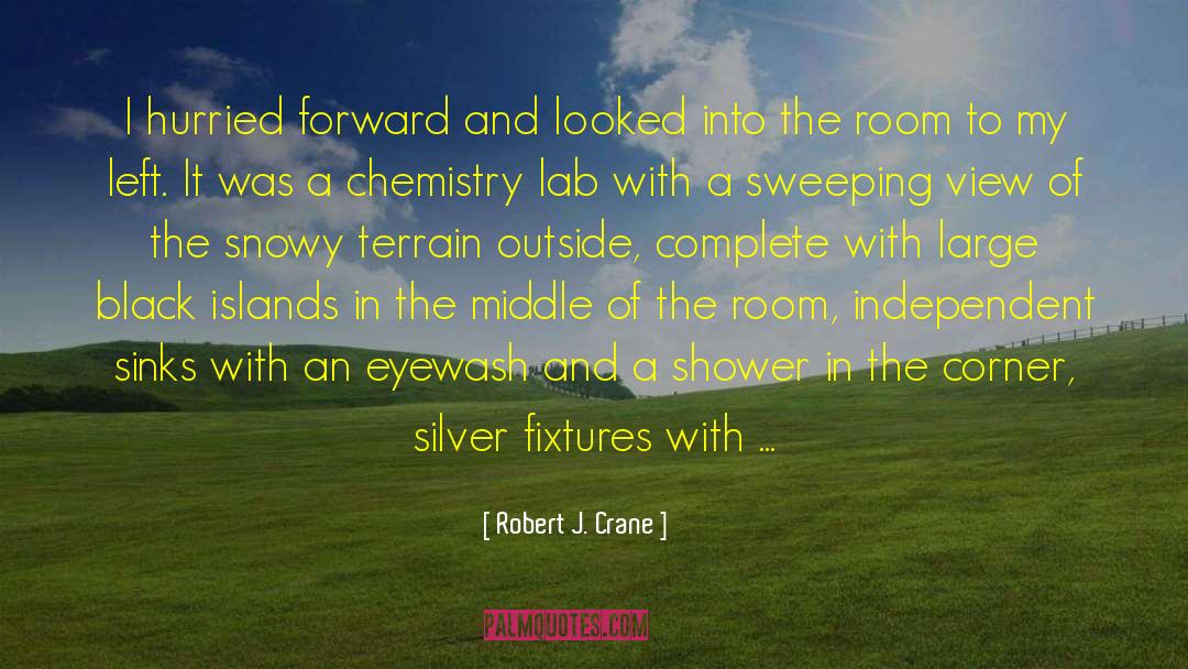 Robert J. Crane Quotes: I hurried forward and looked