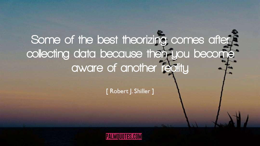 Robert J. Shiller Quotes: Some of the best theorizing