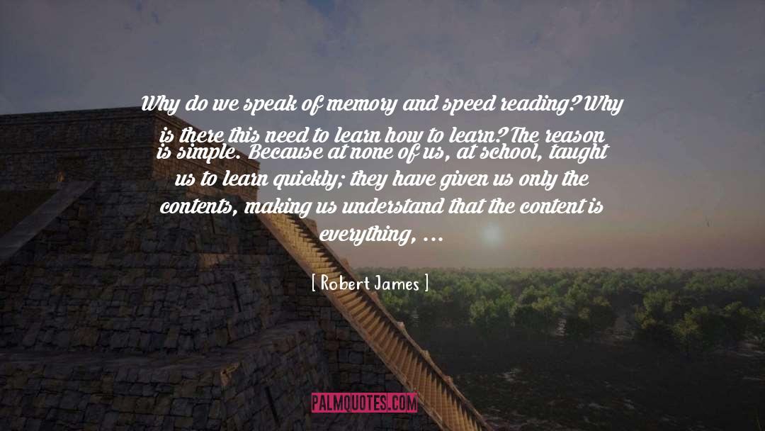 Robert James Quotes: Why do we speak of
