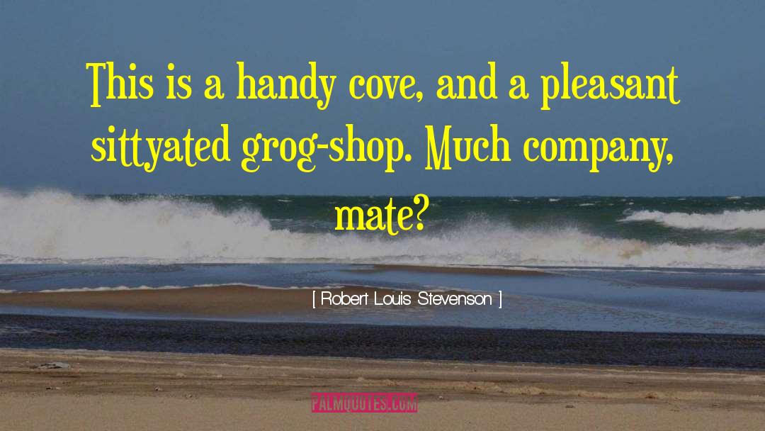 Robert Louis Stevenson Quotes: This is a handy cove,